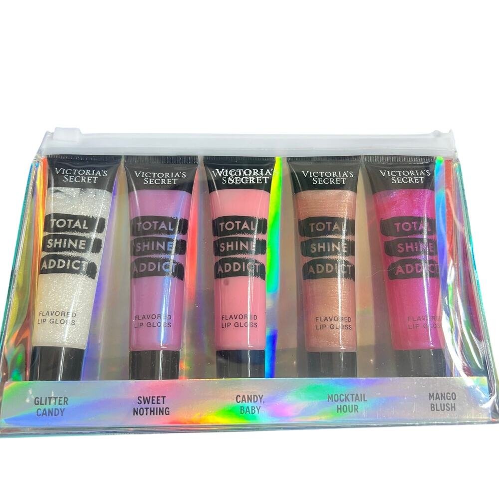 Victoria's Secret Total Shine Addict Lip Gloss Set - NEW